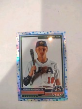 2023 Panini USA Baseball Stars & Stripes - Stars Prizm #40 Joshua Woodworth (RC)