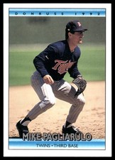 Mike Pagliarulo 1992 Donruss #62 Twins MLB READ FREE SHIPPING AutographDen