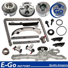 Timing Chain Kit Cam Gear Water Pump Fit Lexus ES350 RX35 Highlander Tundra 3.5L