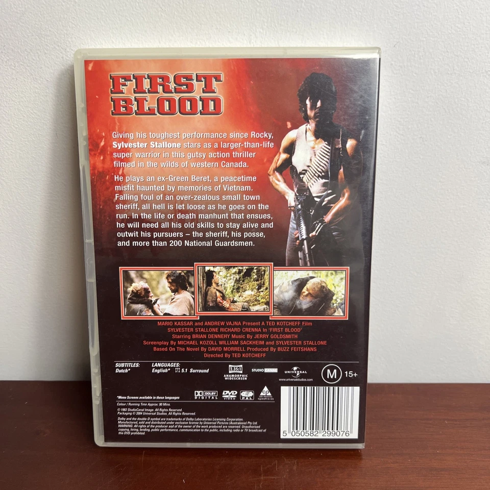 Rambo-First Blood (DVD, 1982) - image 2 of 4
