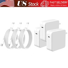 96W 61W USB-C Type-C Power Adapter Fast Charger Block For MacBook iPhone Mac Pro