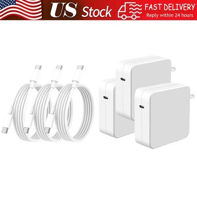 96W 61W USB-C Type-C Power Adapter Fast Charger Block For MacBook iPhone Mac Pro