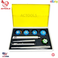 Carbide Tipped Valve Seat Face Cutter Set  5 Pcs Kit Cutters Tip ACTOOLS USA