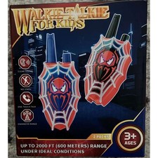 Spider Walkie Talkies for Kids Ages 3-8 Kids Toys Gift Set Portable Two WayRadio
