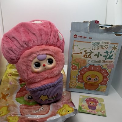 Baby Three A Small Flower Confirmed Pink Potted Plush Plant