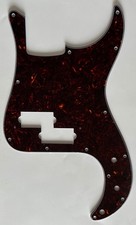For Fit Fender Japan Precision Bass Style Guitar Pickguard 4 Ply Brown Tortoise