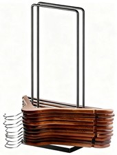 Hanger Organizer Stacker, Clothes Holder for Closet 1 Pack, Black
