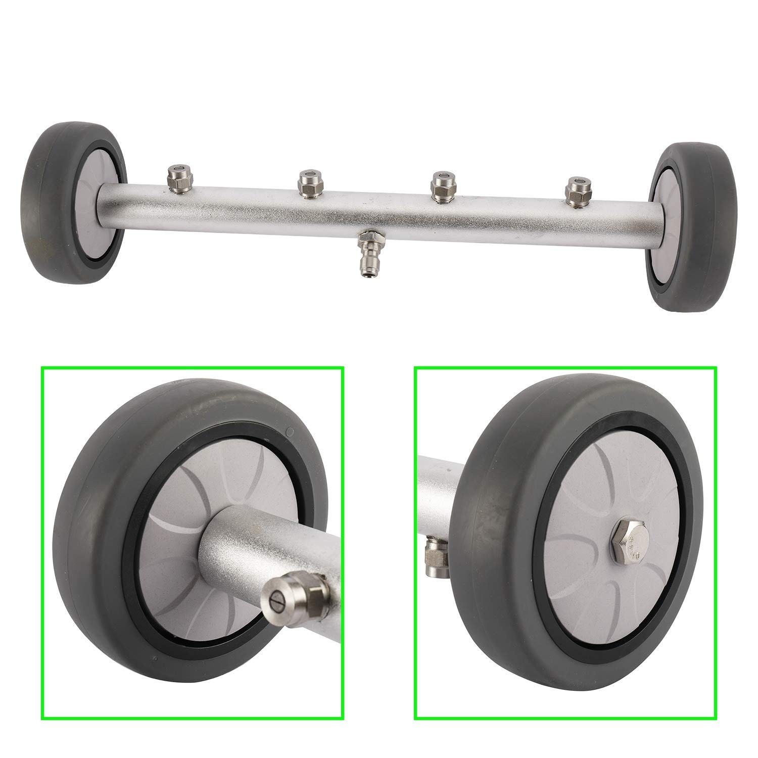 Pressure Washer Undercarriage Cleaner 16" Under Car Water Broom Under Car Pow...