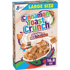 Cinnamon Toast Crunch Breakfast Cereal Crispy Cinnamon Large 16.8 oz 05/26