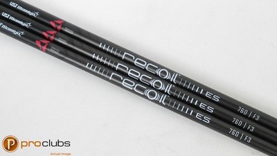 (3) NEW UST MAMIYA RECOIL ES SMAC WRAP 760 F3 REGULAR FLEX WEDGE SHAFTS .355