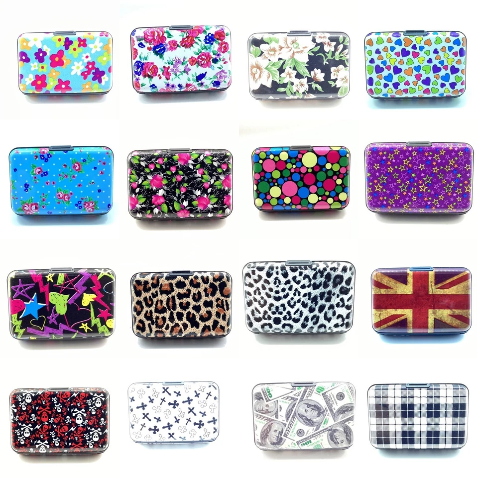 KRD LTD RFID Blocking Aluminium Credit Card Holder Wallet Anti-Theft Contactless