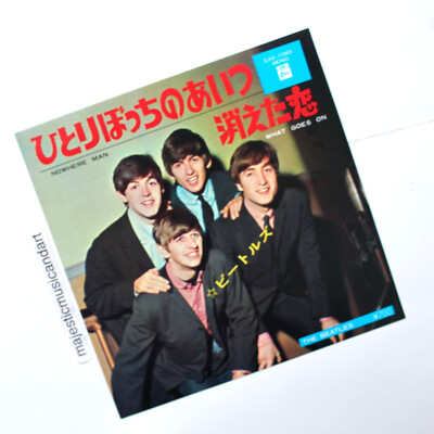 THE BEATLES NOWHERE MAN 7 INCH VINYL MONO JOHN LENNON PAUL