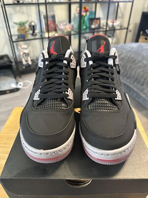 Nike Air Jordan 4 Golf Bred Size 11 CU9981-002 Tiger Masters  display picture 3
