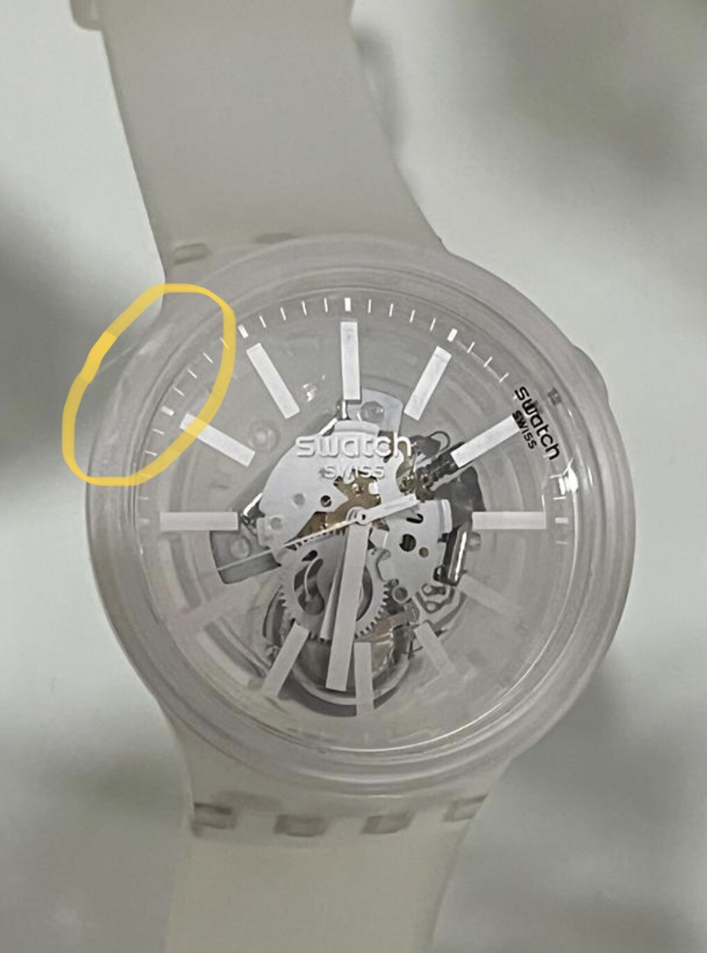 Swatch Big Bold Wrist Watch Whiteinjelly SO27E106 for sale online | eBay