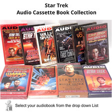Star Trek Audio Cassette Book Collection- 10- 25 Value-All on Sale -Your Choice