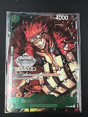 ONE PIECE CARD GAME EUSTASSCAPTAINKID P-003 PROMO (CHAMPIONSHIP 2022  VERSION)