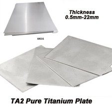 TA2 Pure Titanium Plate Sheet Ti Metal Foil Board Thickness 0.5mm-22mm 100 100mm