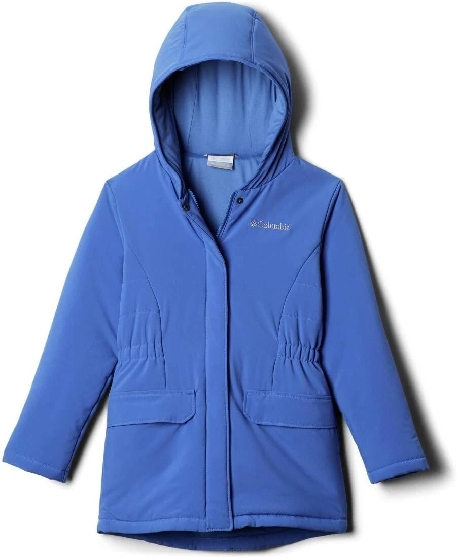 Columbia Youth Girls Little Outdoor Bound Stretch Jacket Arctic Blue X-Small NWT