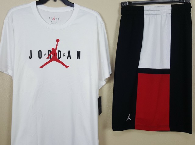 red and white nike outfit