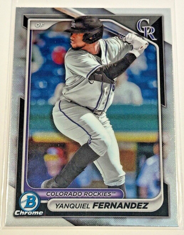 2024 Bowman Baseball CHROME Prospects, 1st Autos, Refractors, serial numbers