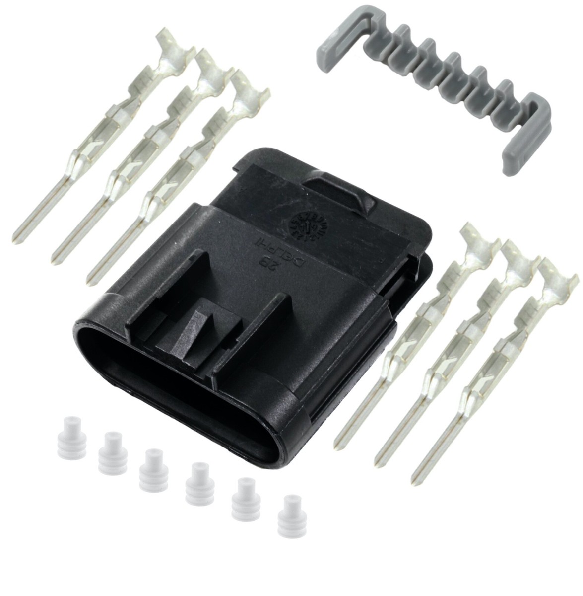 50 Connettori A Spina Maschio Non Isolati MOLEX 22-18 AWG - Pin .156 Pollici Per Cablaggio Elettrico - Foto 2