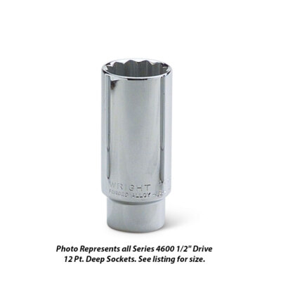 Wright Tool 4618 1/2'' Drive 12 Point Deep Socket