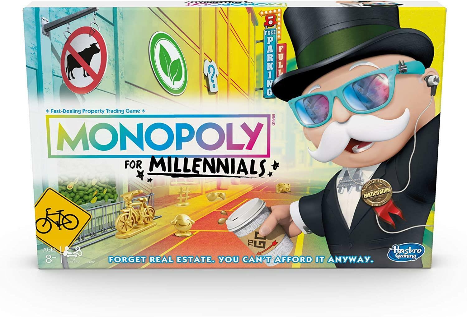Hasbro Gaming Monopoly for Millennials Board Game E4989 (Box damaged)