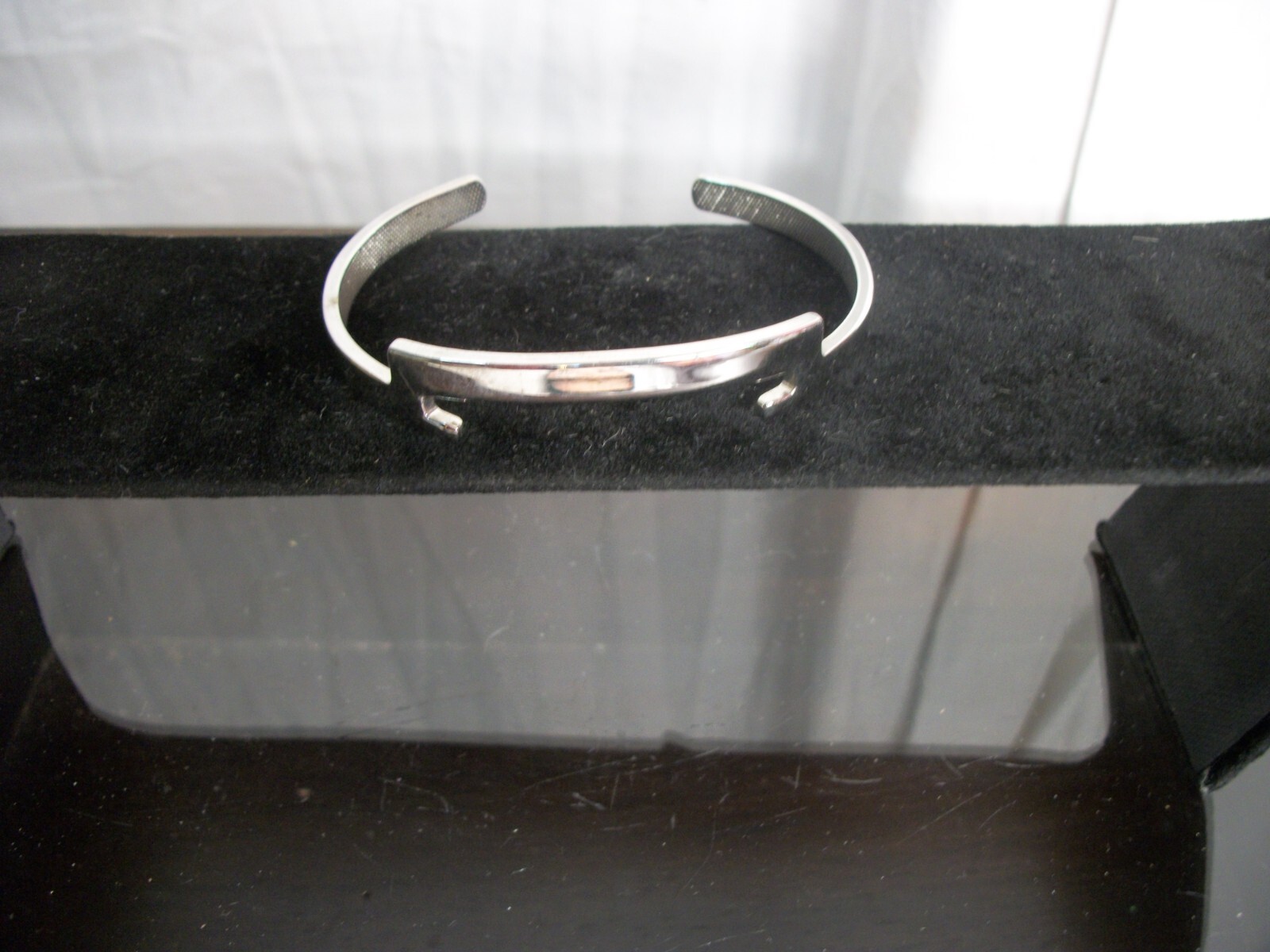 Vintage Bracelet, Avon, Cuff, Silver Tone Signed