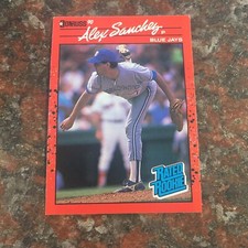 Alex Sanchez 1990 Donruss Baseball Rated Rookie #45 MLB Toronto Blue Jays P