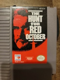 The Hunt for Red October (Nintendo NES) &iexcl;con funda antipolvo! Probado y funcionando!