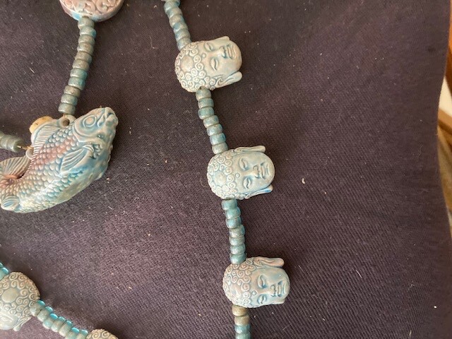 Dramatic Pair of Asian Porcelain Scent Bottle Necklaces/Film Collection View 4