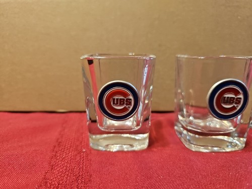 MLB Chicago Cubs Square Shot Glass 3 Pack - Picture 2 of 4
