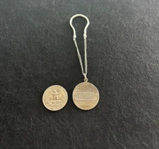 Vintage Conoco Gasoline 1875 100 Year Keychain