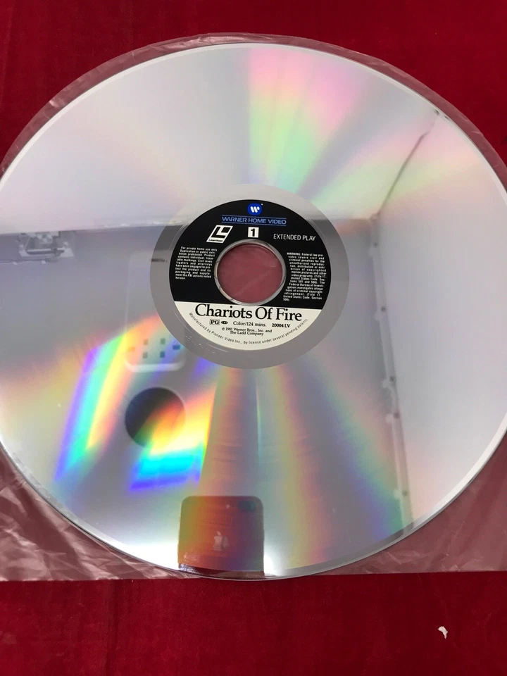 Chariots of Fire 2 LaserDisc Extended Play Foto 4 de 4