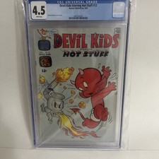DEVIL KIDS HOT STUFF # 12 Comic graded Harvey Publications 5/64