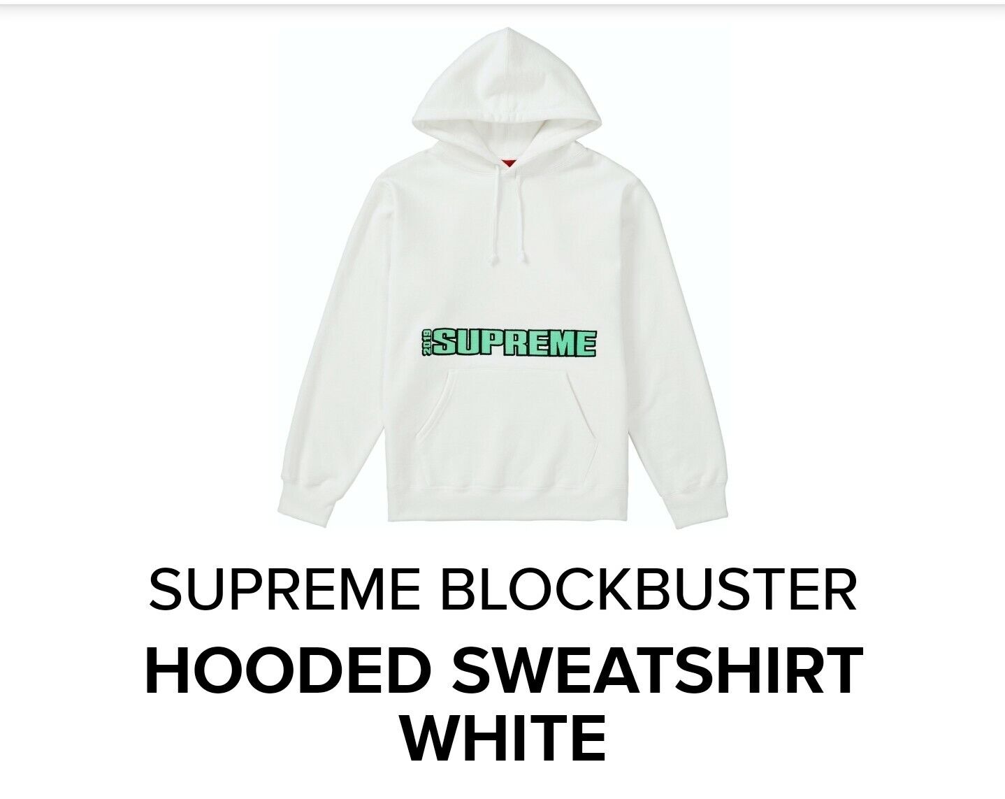 supreme Blockbuster Hooded Sweatshirt-