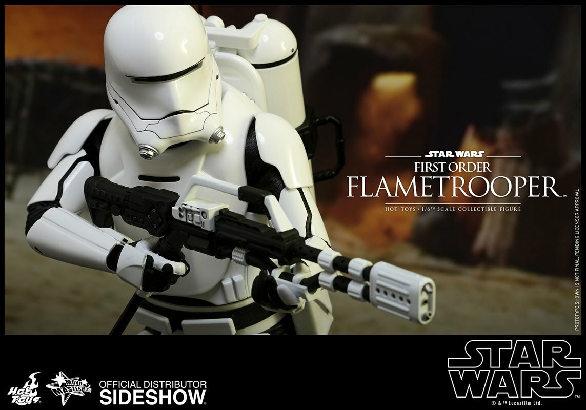 STAR WARS~EPISODE 7~1ST ORDER~FLAMETROOPER~1/6 SCALE FIGURE~MMS326