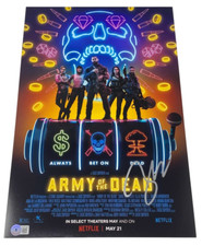 Zack Snyder Signed Autographed Army of The Dead 11x17 Movie Poster Beckett COA