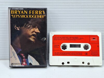 BRYAN FERRY - LET'S STICK TOGETHER - MUSIC CASSETTE TAPE