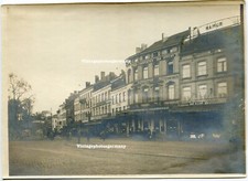 G832 Foto WK1 Belgien Flandern Namur Stadt Gebäude Hotel Soldaten Bevölkerung