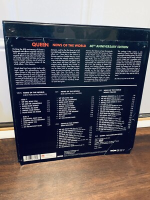 QUEEN - SUPER DELUXE Boxset News Of The World 40th Anniversary Ltd