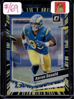 2023 Donruss Optic #108 Aaron Donald Electricity #/69
