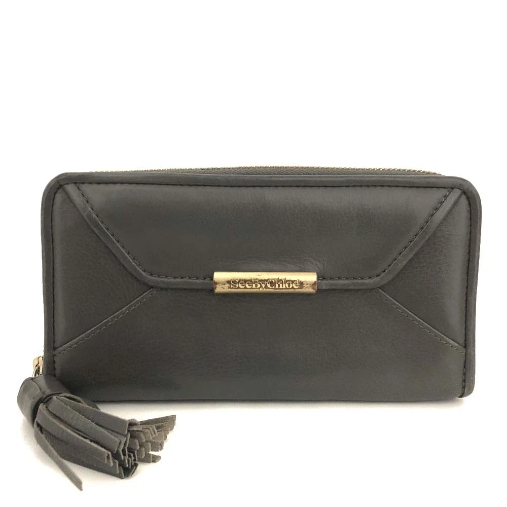 Chloé 灰色钱包女| eBay