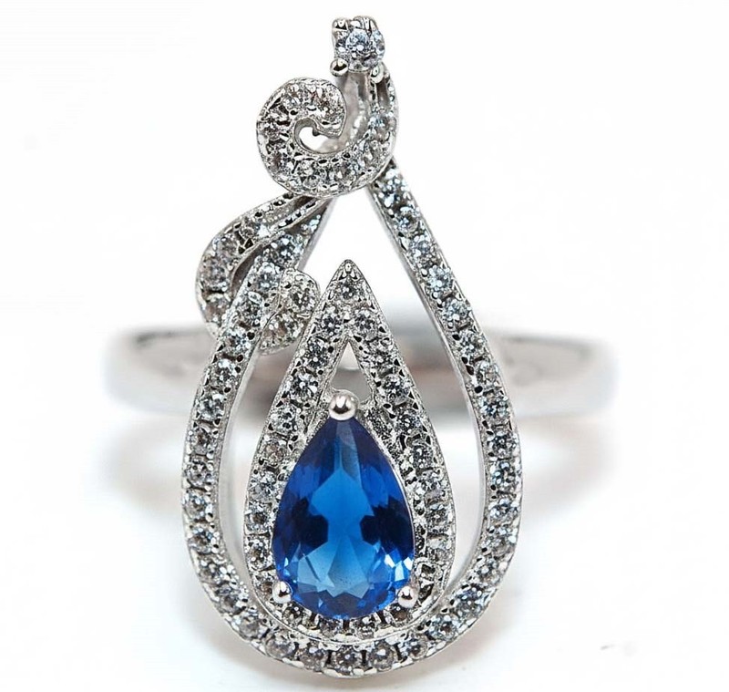 2CT Heat Treated Kyanite 925 Genuine Sterling Silver Ring Sz 7 MM4-6