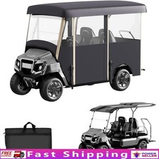 Golf Cart Cover Enclosure 4 6 Passenger Waterproof 600D Oxford Rain Cover