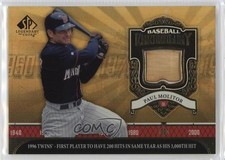 2006 SP Legendary Cuts Baseball Chronology Materials Paul Molitor HOF 04br