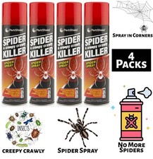 4 x PestShield Spider and Creepy Crawly Killer Spray - 200mL