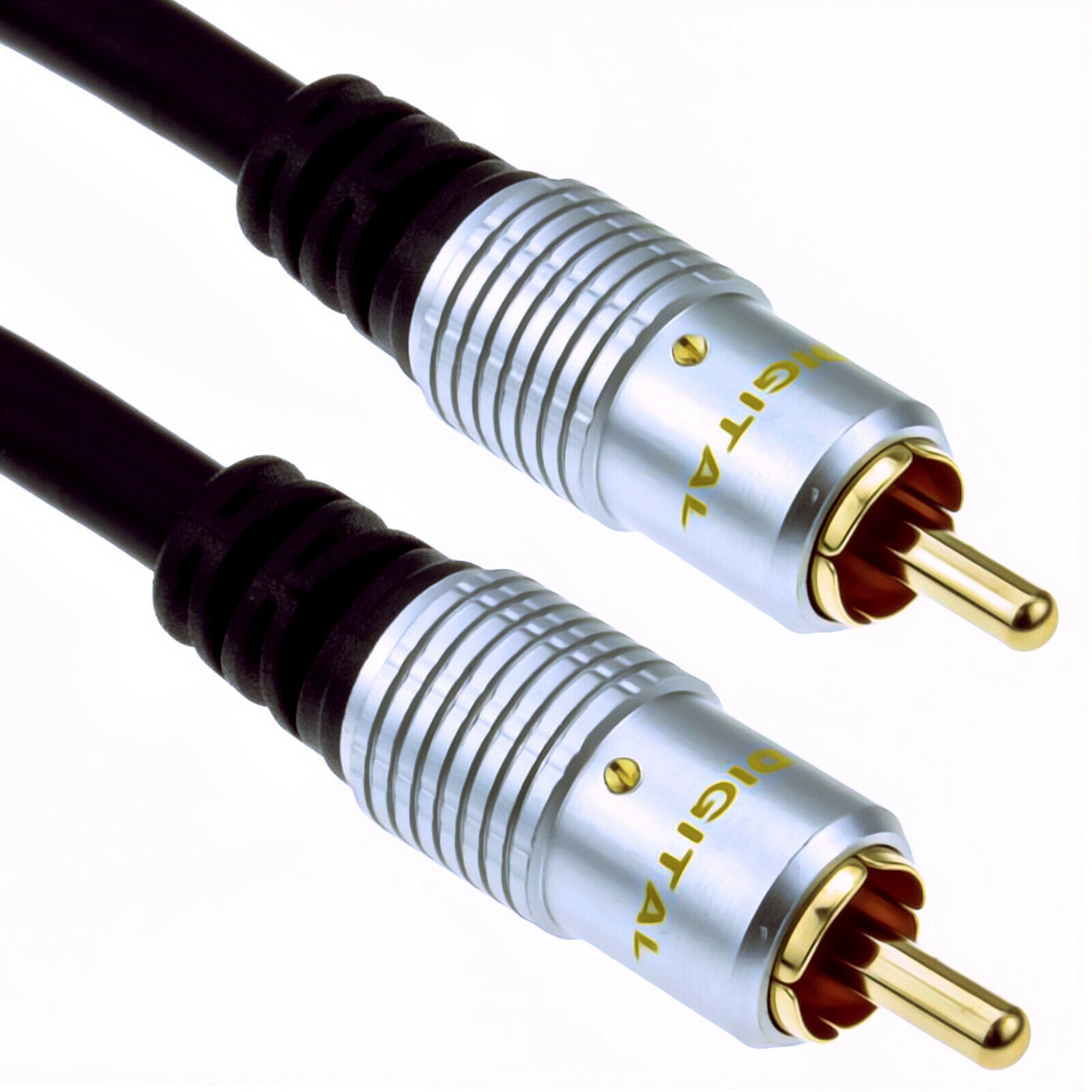 10m HQ Digital Audio/Composite Cable RCA Phono Plugs