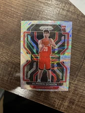 2021-22 Panini Prizm - Alperen Sengun #318 Silver Wave Prizm (RC)