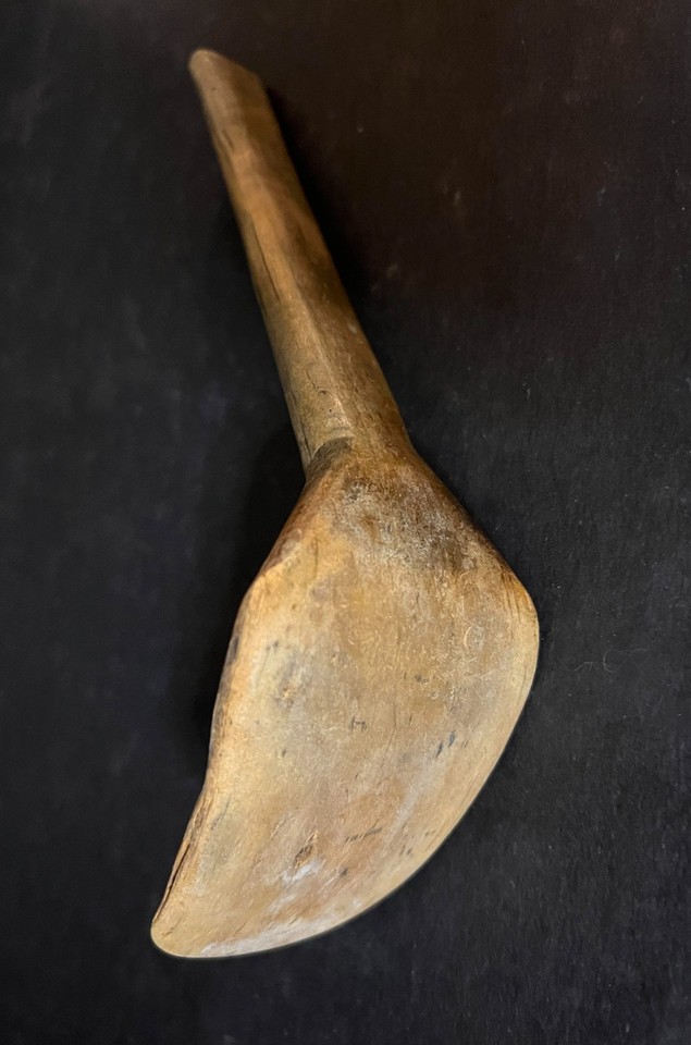 BURLWOOD BUTTER PADDLE-SCOOP Vintage Primitive Antique Kitchen Tool ...